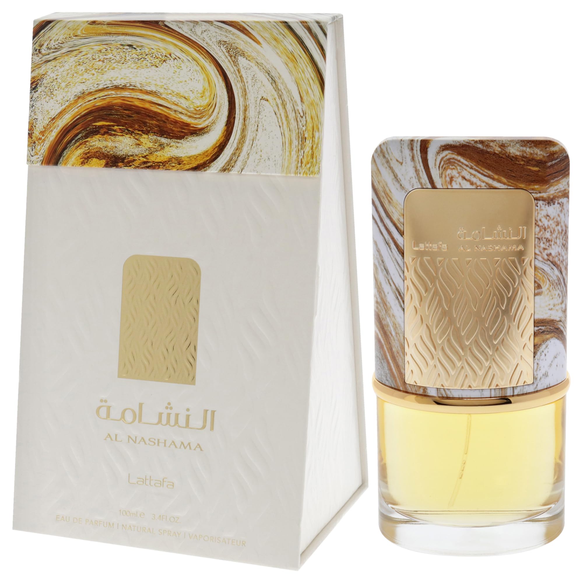 Lattafa Al Nashama – Spicy, Fruity, Woody, Amber – Eau de Parfum Spray Long-Lasting Fragrance for Unisex, 3.4 Ounce / 100 ml