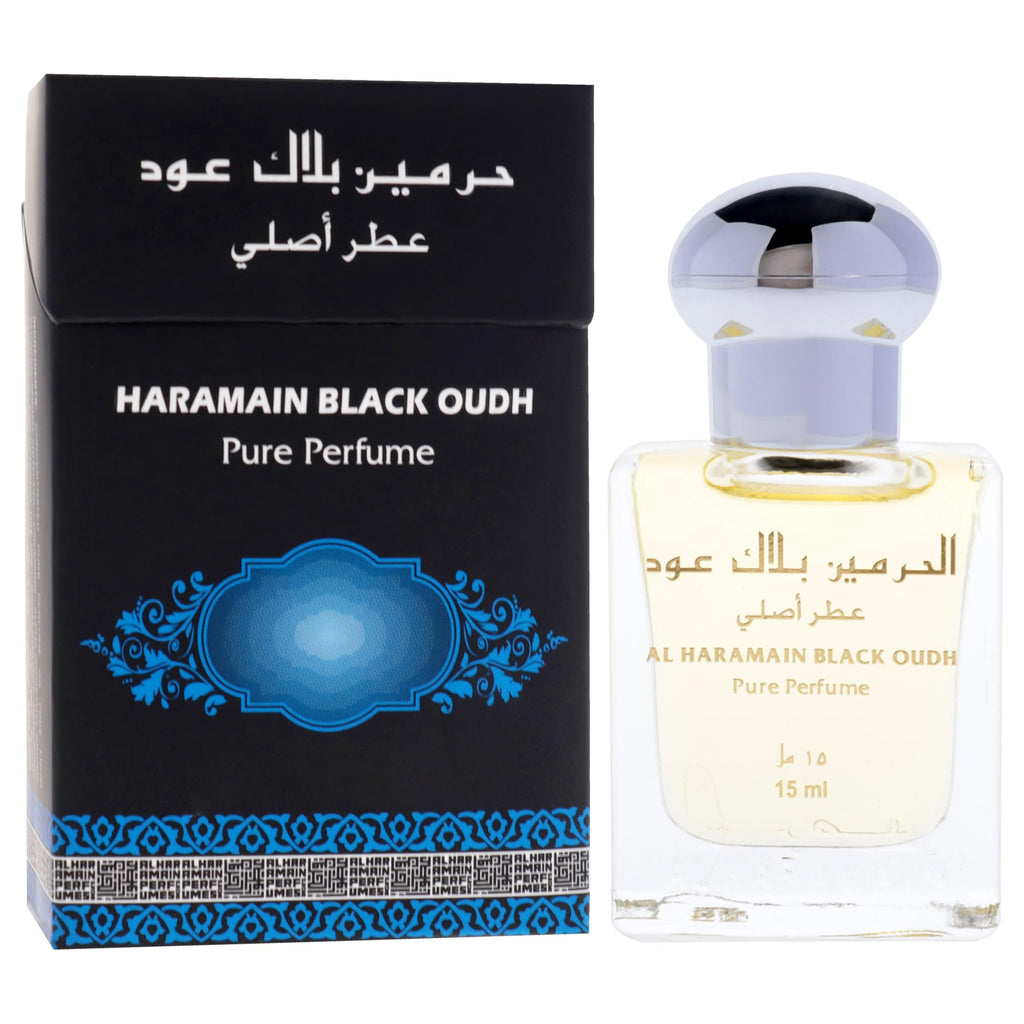 HARAMAIN BLACK OUDH 15ML CONCENTRATED PURE PERFUME ROLL-ON (ATTAR) MADE IN UAE