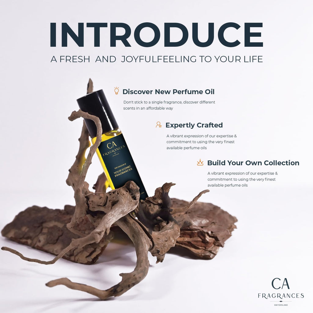 CA Fragrances Impression of Bleu for Men Alcohol Free Travel Size (10ml Roll On)