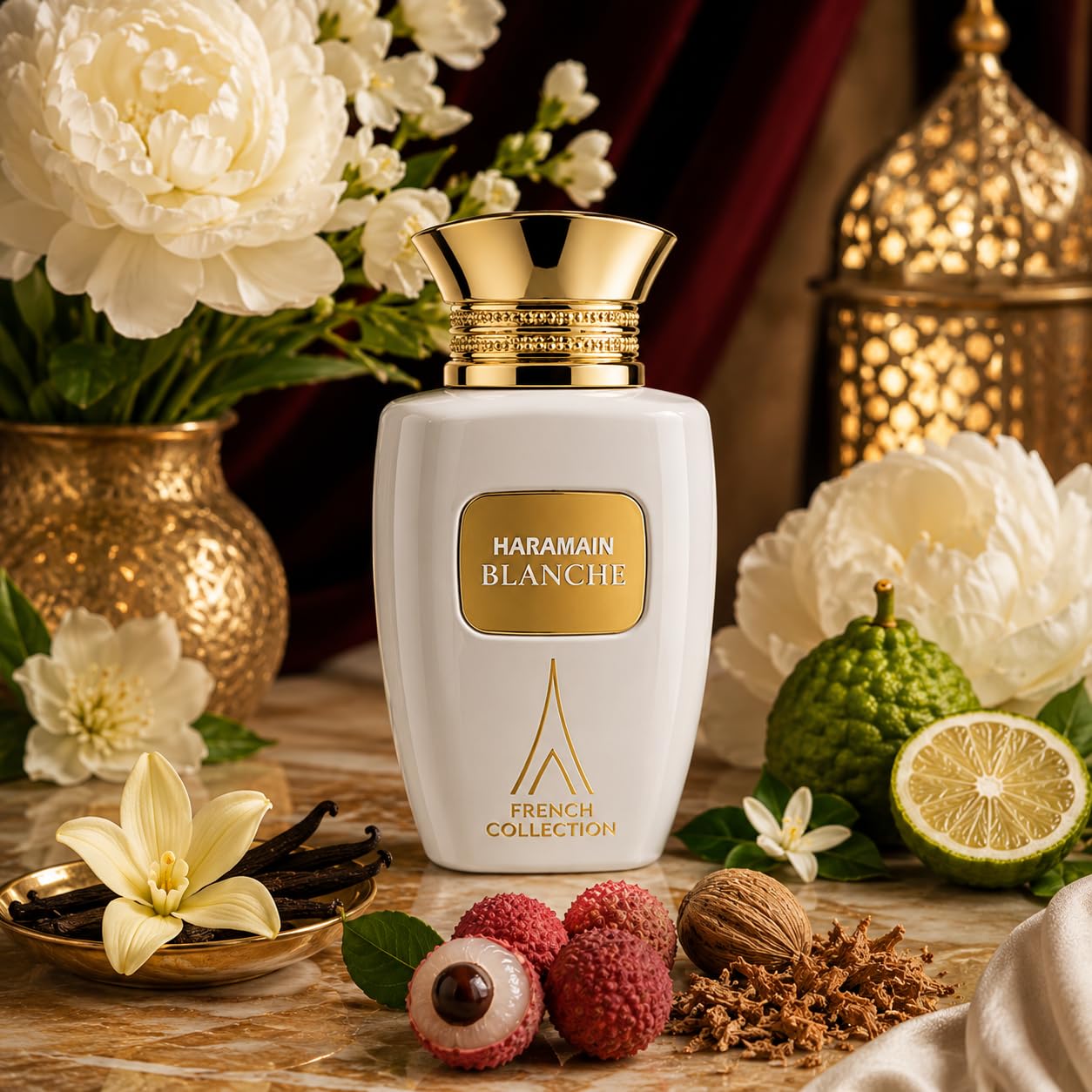 Al Haramain Blanche French Collection - Arabian Perfume for Women and Men - Unisex Perfume - Long Lasting Cologne for Men and Women - 3.3 oz