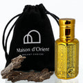 MdO Oud Wood Perfume Oil 12 mL – Exotic Oud Sandalwood and Spice Unisex Attar. Long Lasting Alcohol Free Oil, Compliment Magnet Pocket Size