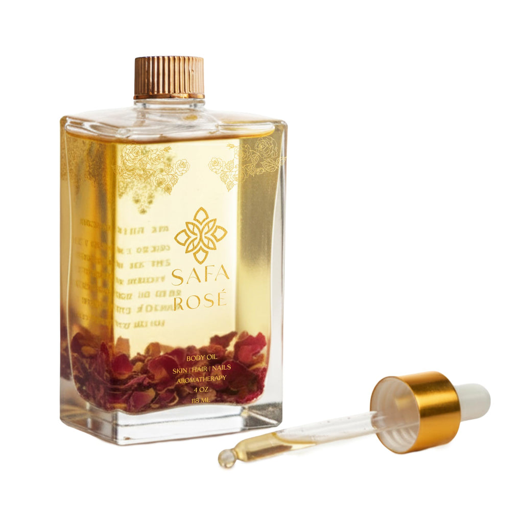 Rosé Glow – SAFA Organic Multi-Use Body Oil 4oz