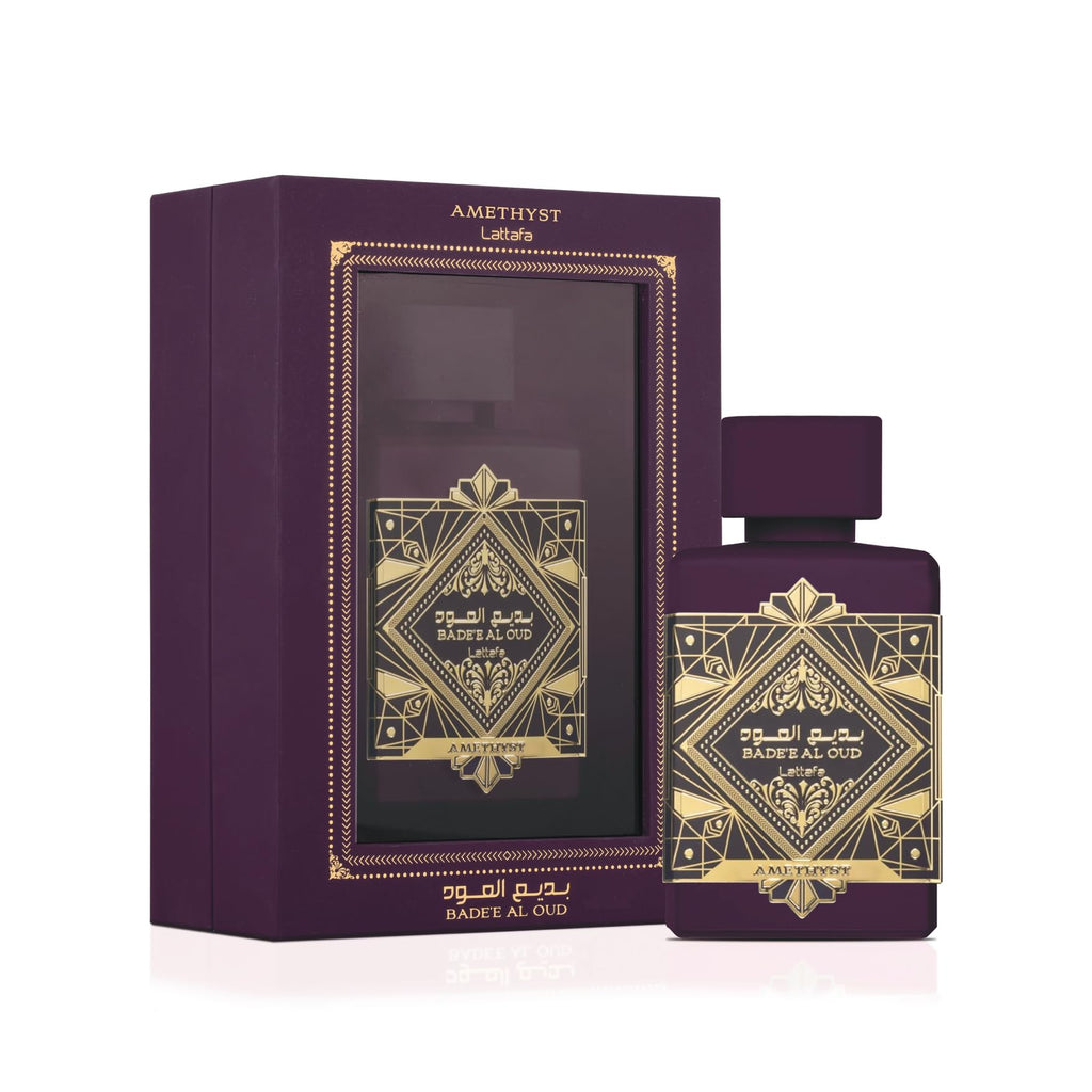 Amethyst Oud – Lattafa Bade'e Al Oud EDP 3.4oz