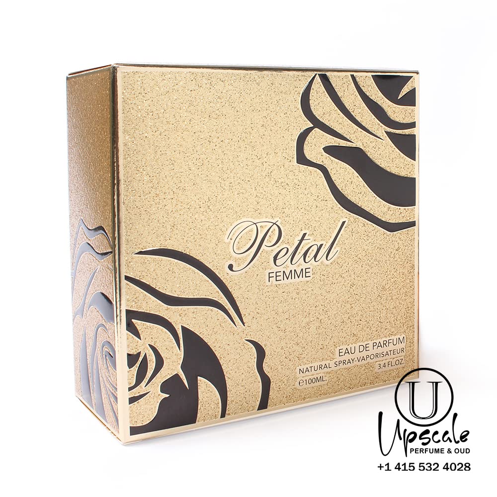 ††† Upscale Perfume &Oud co. Petal Eau De Parfum Spray for Women - 3.4 Fl Oz (100 ml) عطر بيتال