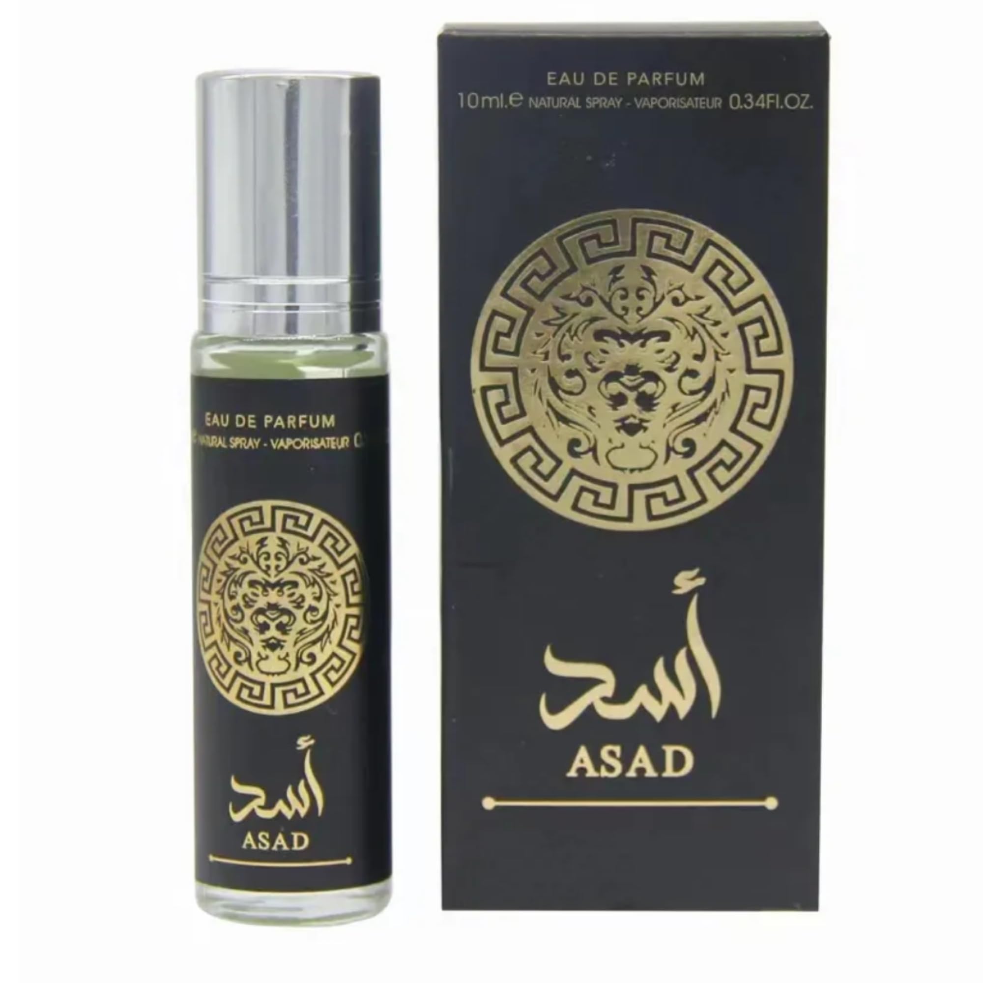 Equivalence Perfume Oil Arabs Roll-On for Unisex, 0.34 Ounce / 10 ml (Asad) LARGE BOTTLE NOT INCLUDED It is only a reference