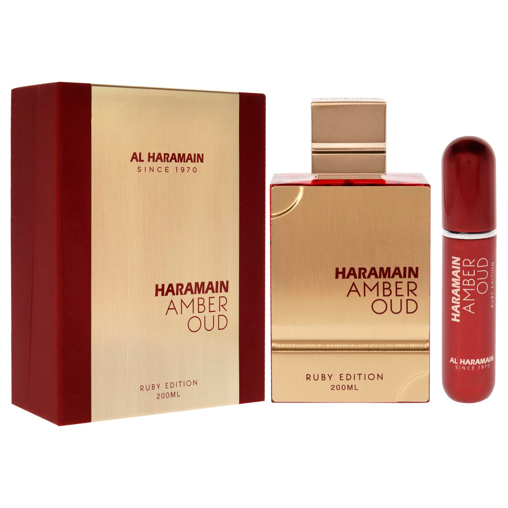 Al Haramain Amber Oud Ruby Edition Eau De Parfum Spray for Unisex, 6.7 Ounce