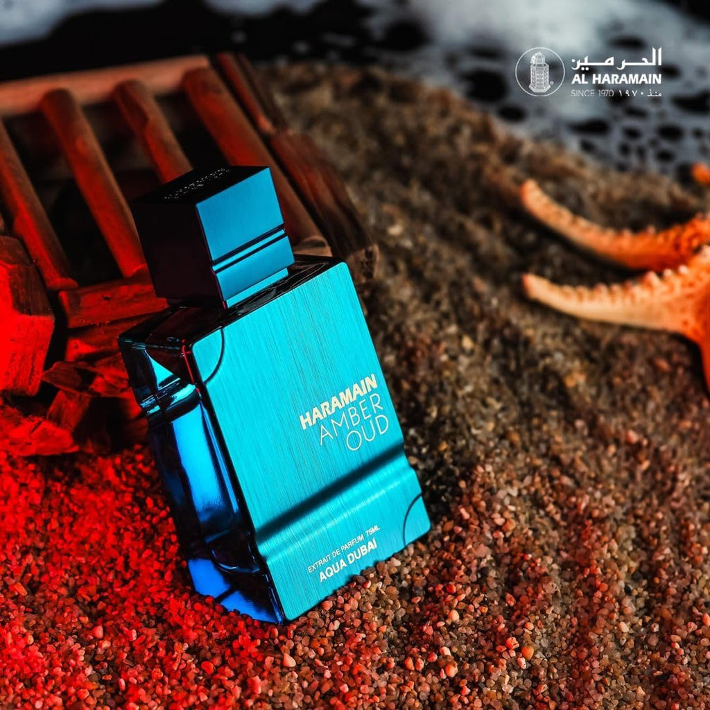 Al Haramain Amber Oud - Aqua Dubai - Oud Cologne for Men - Amber Perfume for Men - Long Lasting Perfume with Bergamot, Vanilla Fragrances - 3.4oz