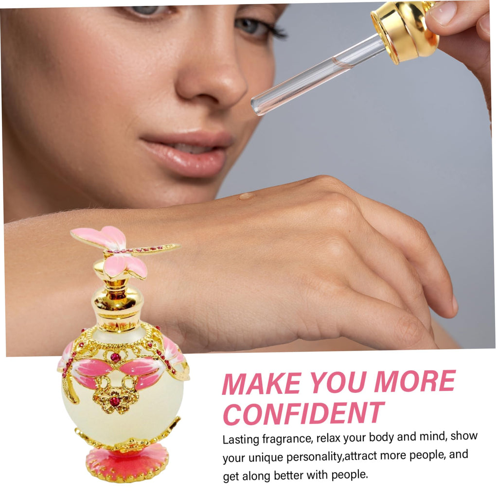 Latemeia Dubai Perfumes, 25ml Long Lasting Vintage Arabian Perfume Oil Halal Dubai Retro Fragrances Concentrated Womens Perfume Essential Oil Floral for Women
