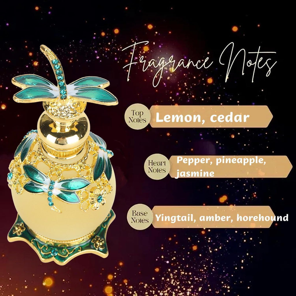 Arabian Perfumes for Women,15ml Muslim Eau de Parfum Toilette with Gift Box Halal Dubai Retro Womens Fragrances Concentrated Long Lasting Perfume Essential Oil Persistent Smell Travel Accessory