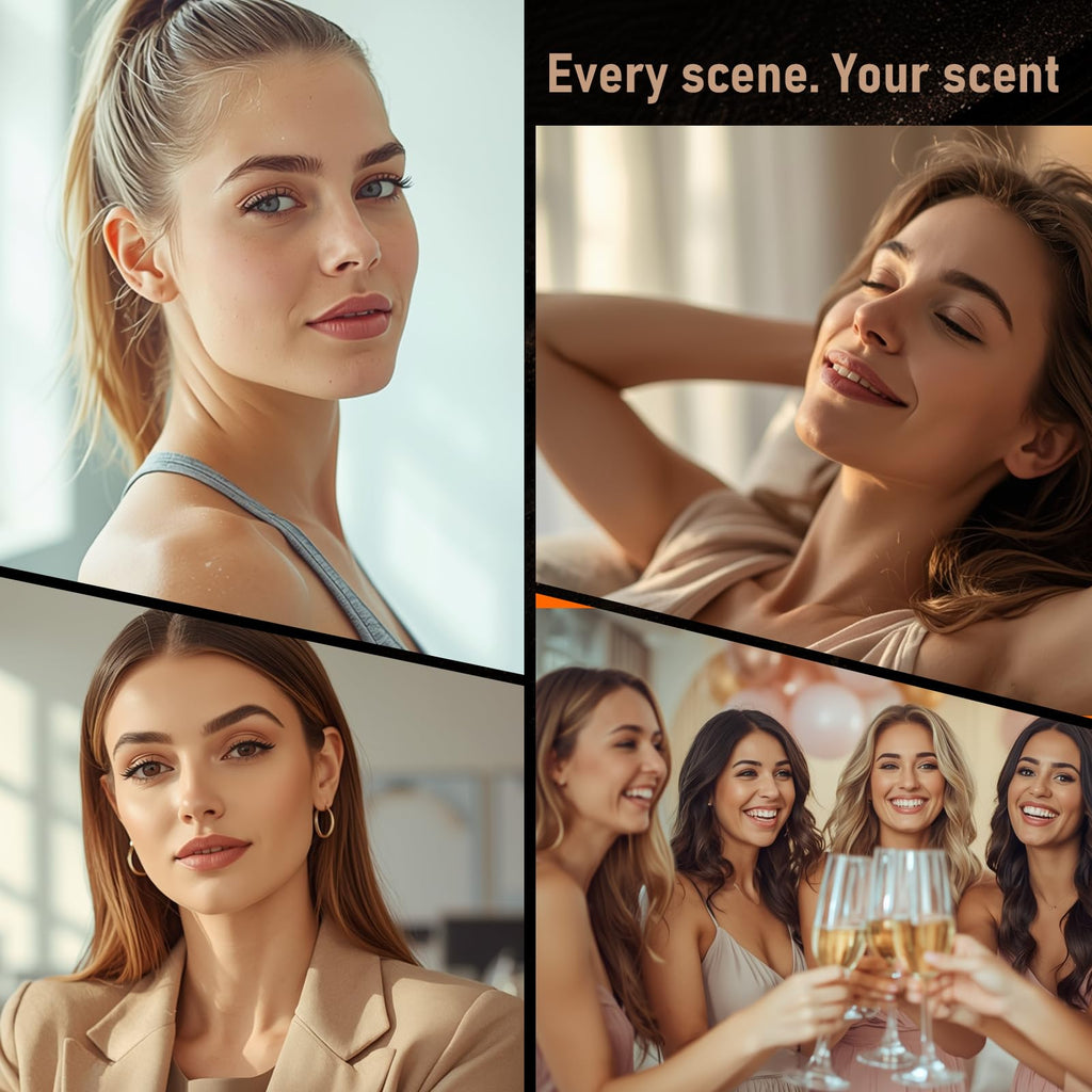 Elyscentra Pheromones Perfumes for Woman And Men, Long Lasting Saffron Amber Perfume Pheromones Perfumes 0.34FL OZ/10ML Roll On Travel Size Essential Pheromone Oil