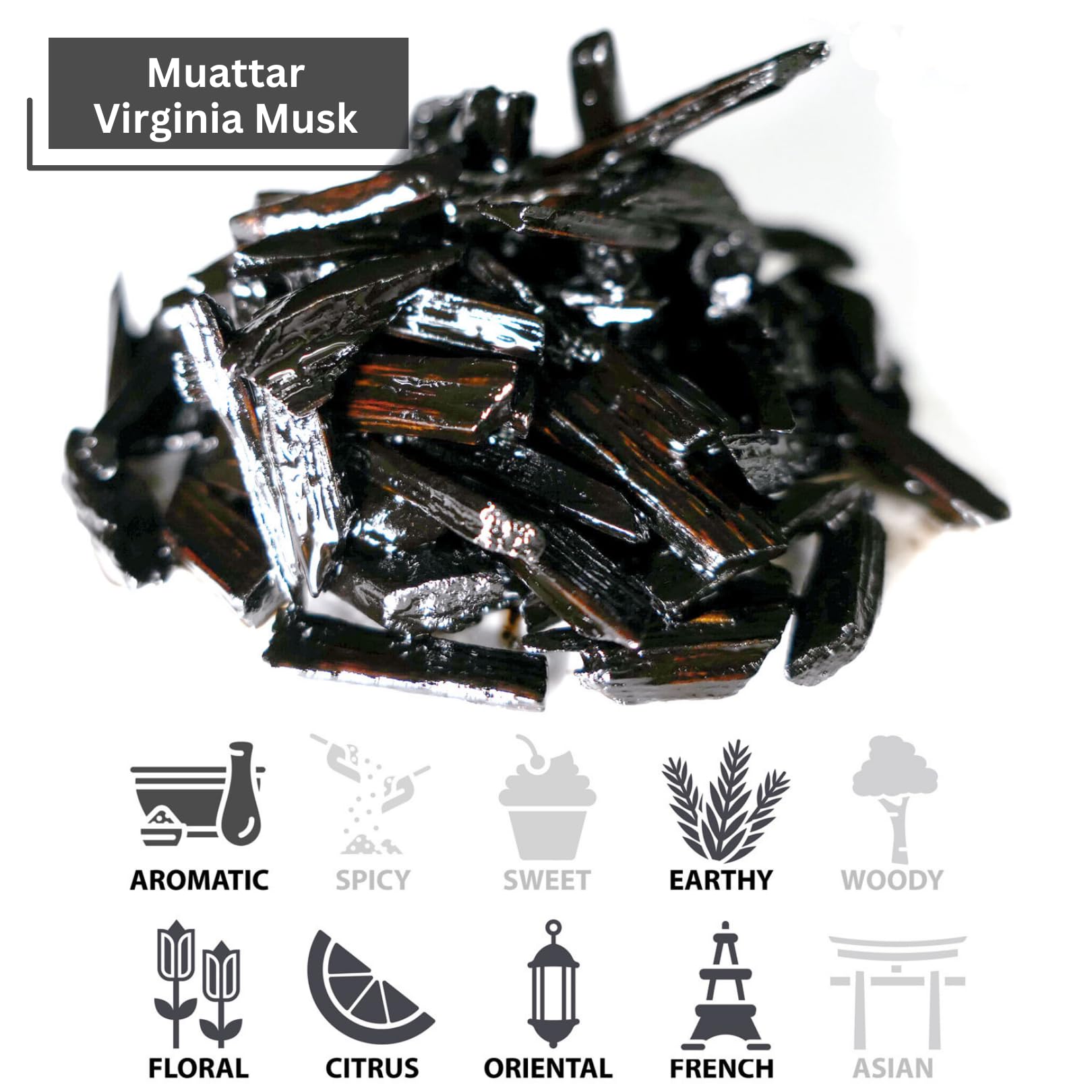Bakhoor Incense Muattar 80g, Musk Tahara and Pink Musk Perfume Oils