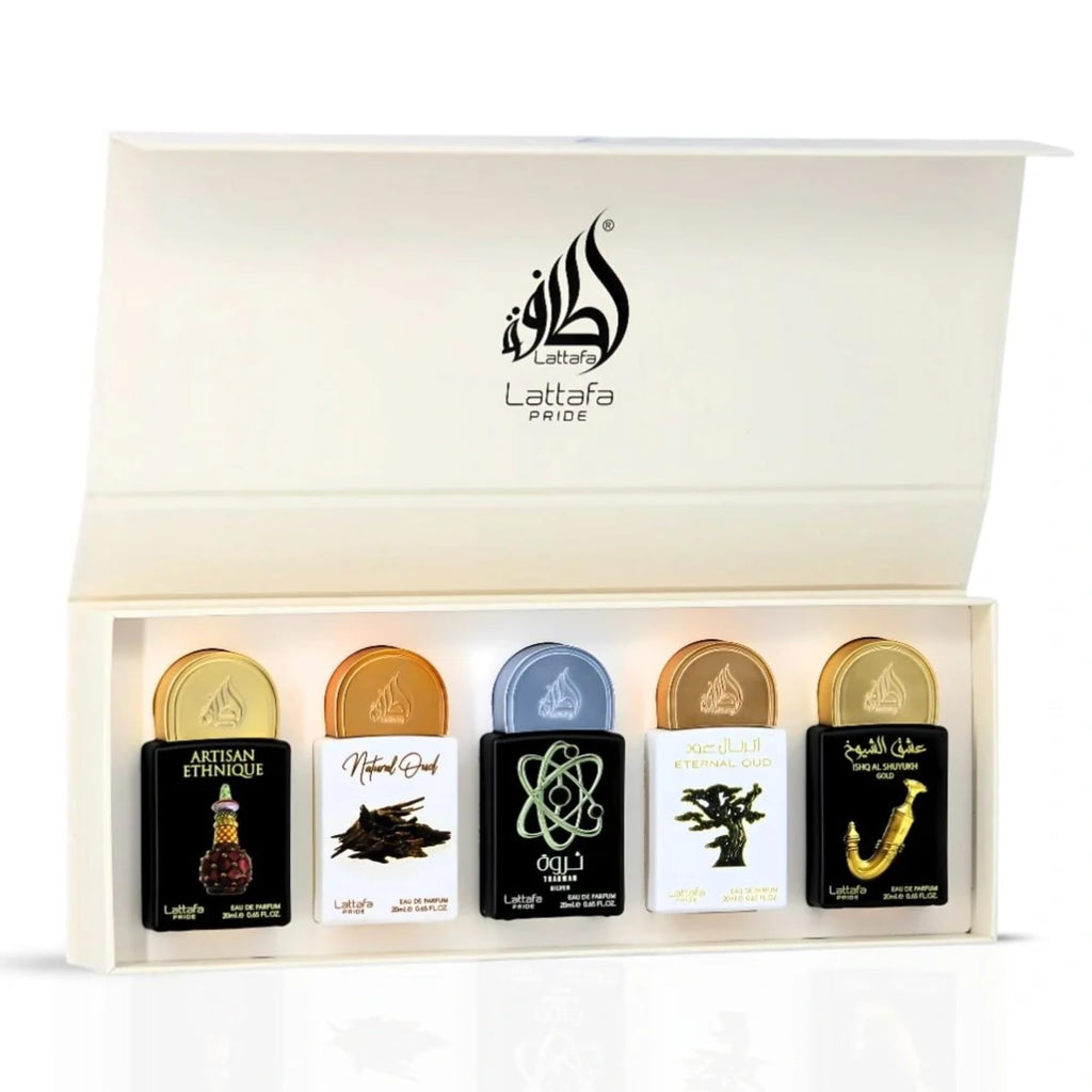 Lattafa Giftset Collection Eau De Parfum | Musk, Amber, Woody, Fruity | Long-Lasting Perfume Fragrance