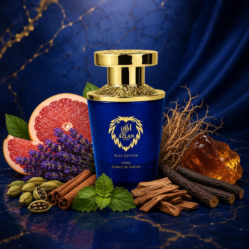Al Haramain Azlan Oud Bleu Edition For Unisex Extrait De Parfum Spray, 3.4 Ounce