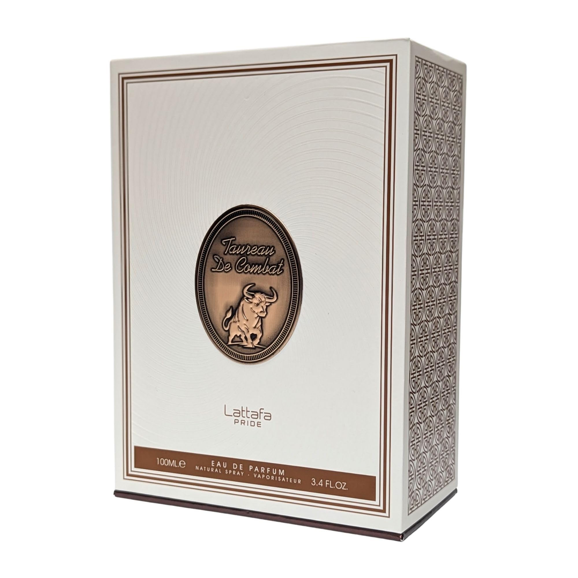 Lattafa Taureau De Combat Eau De Parfum | Amber, Jasmine, Cinnamon | Long-Lasting Perfume Fragrance