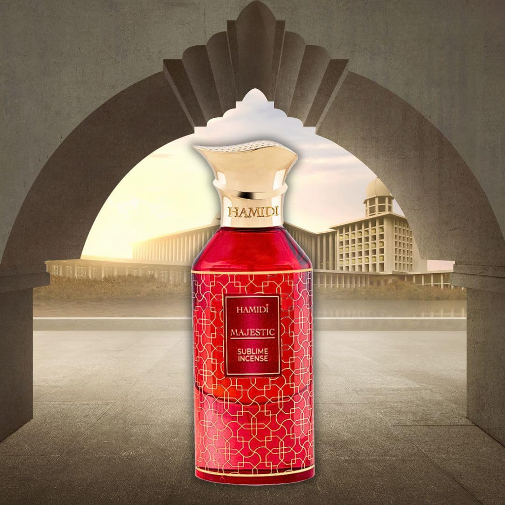Hamidi MAJESTIC SUBLIME INCENSE Arabian Perfumes for Women & Men, Long Lasting Perfume Spray 85ML (2.8 OZ), Unisex Perfume, A Refreshing And Exquisite Aroma, Eau De Parfum