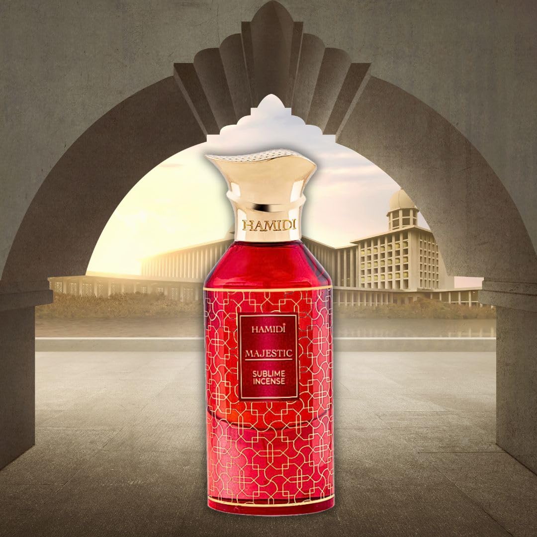 Hamidi MAJESTIC SUBLIME INCENSE Arabian Perfumes for Women & Men, Long Lasting Perfume Spray 85ML (2.8 OZ), Unisex Perfume, A Refreshing And Exquisite Aroma, Eau De Parfum