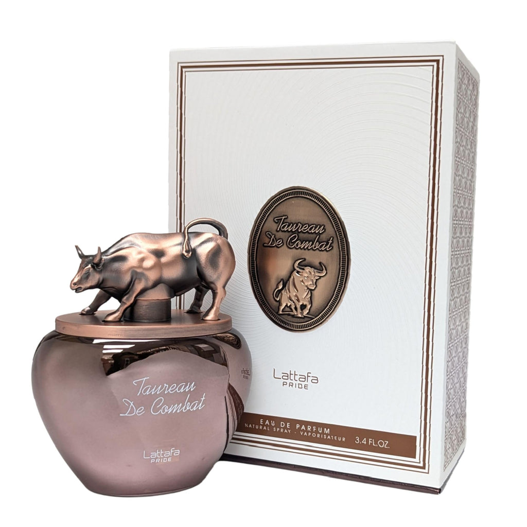 Lattafa Taureau De Combat Eau De Parfum | Amber, Jasmine, Cinnamon | Long-Lasting Perfume Fragrance