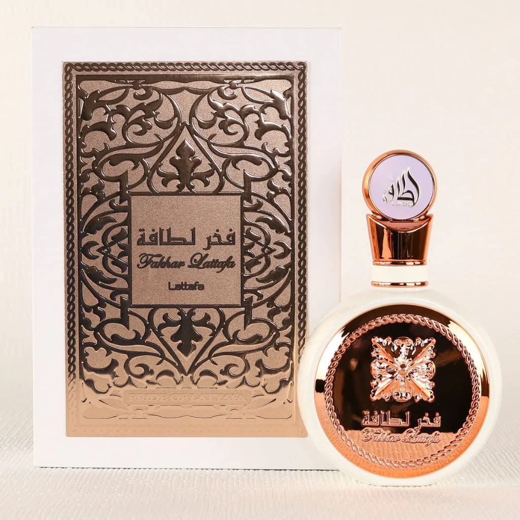 Lattafa Fakhar - Floral, Fruity Fresh, Sweet - Eau de Parfum Long-Lasting Fragrance for Women, 3.40 Ounce / 100 ml