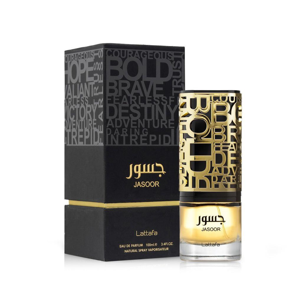 Lattafa Jasoor Eau De Parfum Spray for Men, 3.4 Ounce