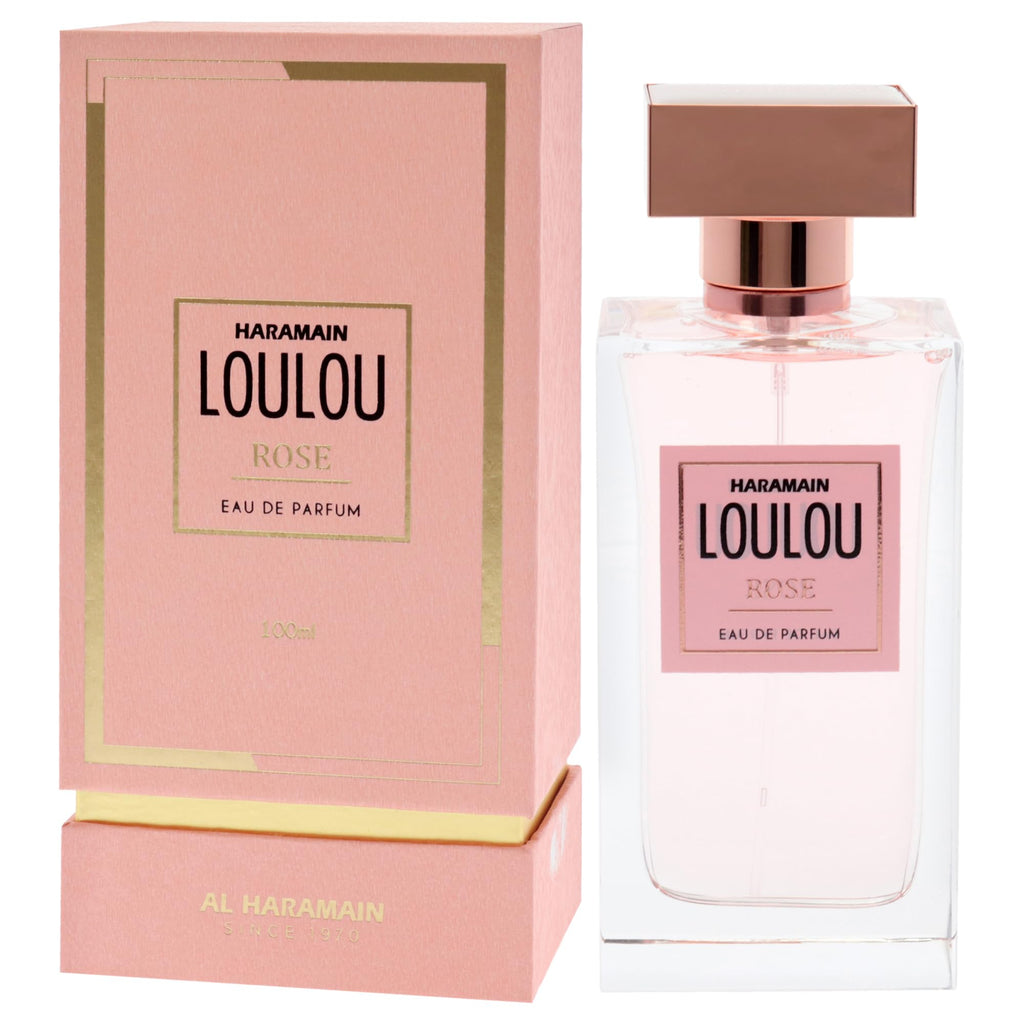 Al Haramain Loulou Rose - Perfume for Women - Long Lasting Body Spray - Fragrant Masterpiece with Peony, Litchi and Nutmeg - 3.33 oz EDP Spray