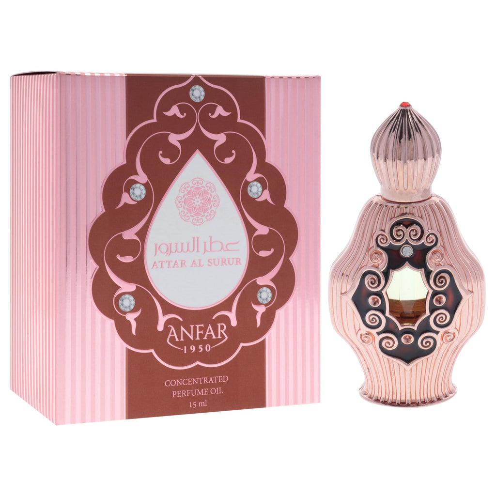 Anfar Attar Al Surur for Women - 0.5 oz Concentrated Perfume Oil