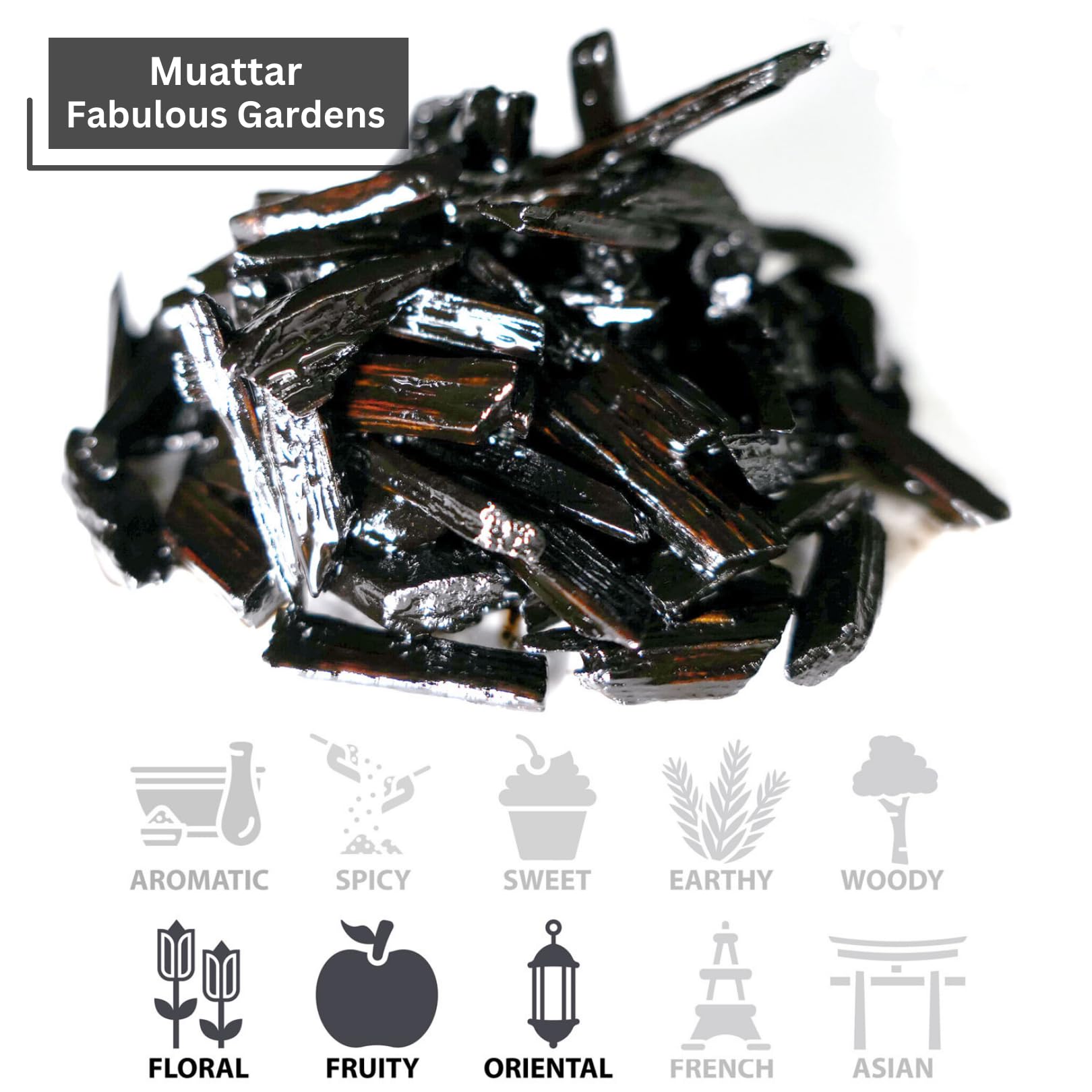 Bakhoor Incense Muattar 80g, Musk Tahara and Pink Musk Perfume Oils