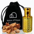 Spice and Bloom Perfume Oil 12 mL – Oriental Cinnamon Jasmine and Oud Blend. Alcohol Free Long Lasting Oil, Compliment Magnet