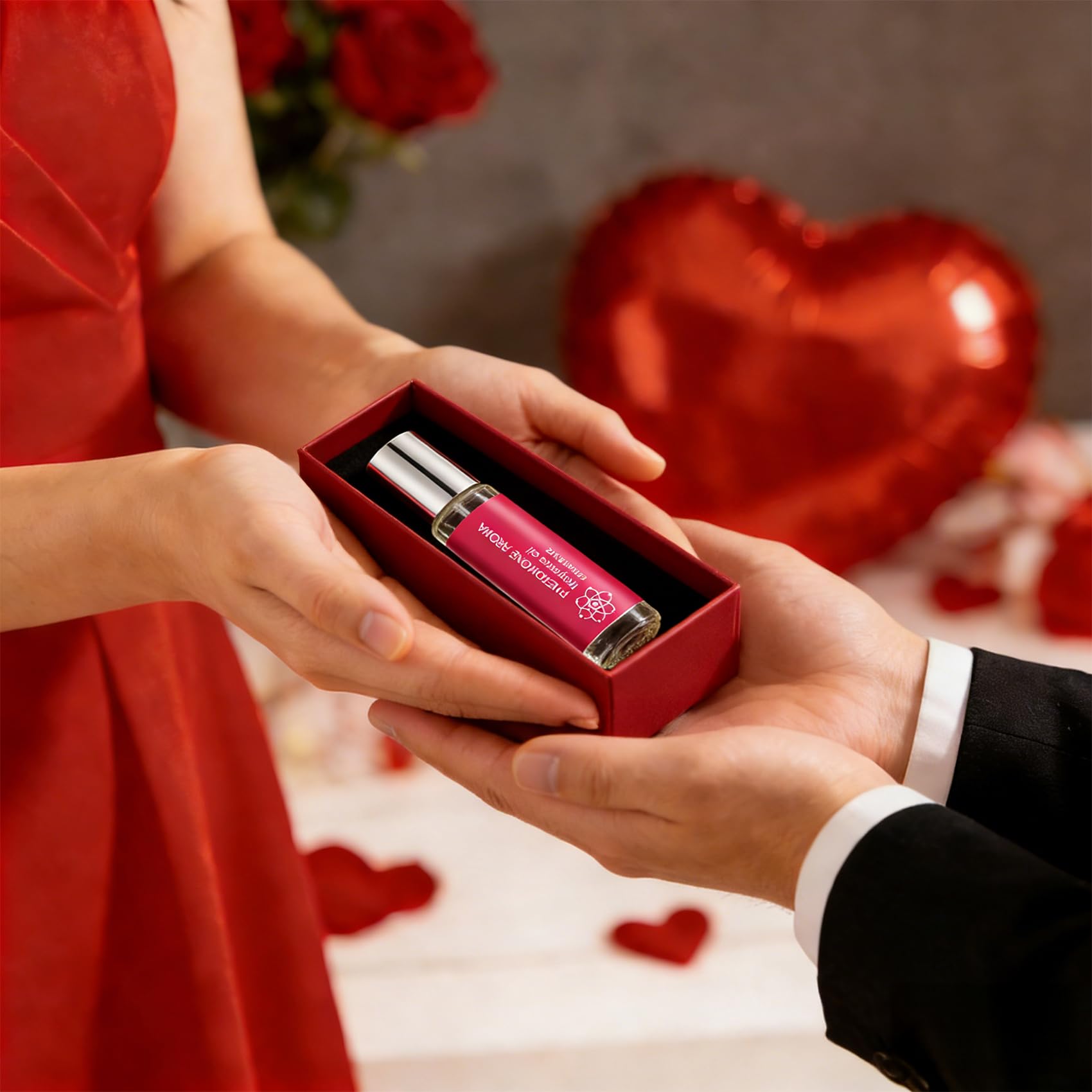 Halonly Pheromones Perfumes for Women, Long Lasting Roll On Oil Fragrance for Date Night, Fruity and Floral Daily Allure & Sensual Gift, Travel Perfume Day to Night Wear for Women - 0.34 fl.oz (10mL)