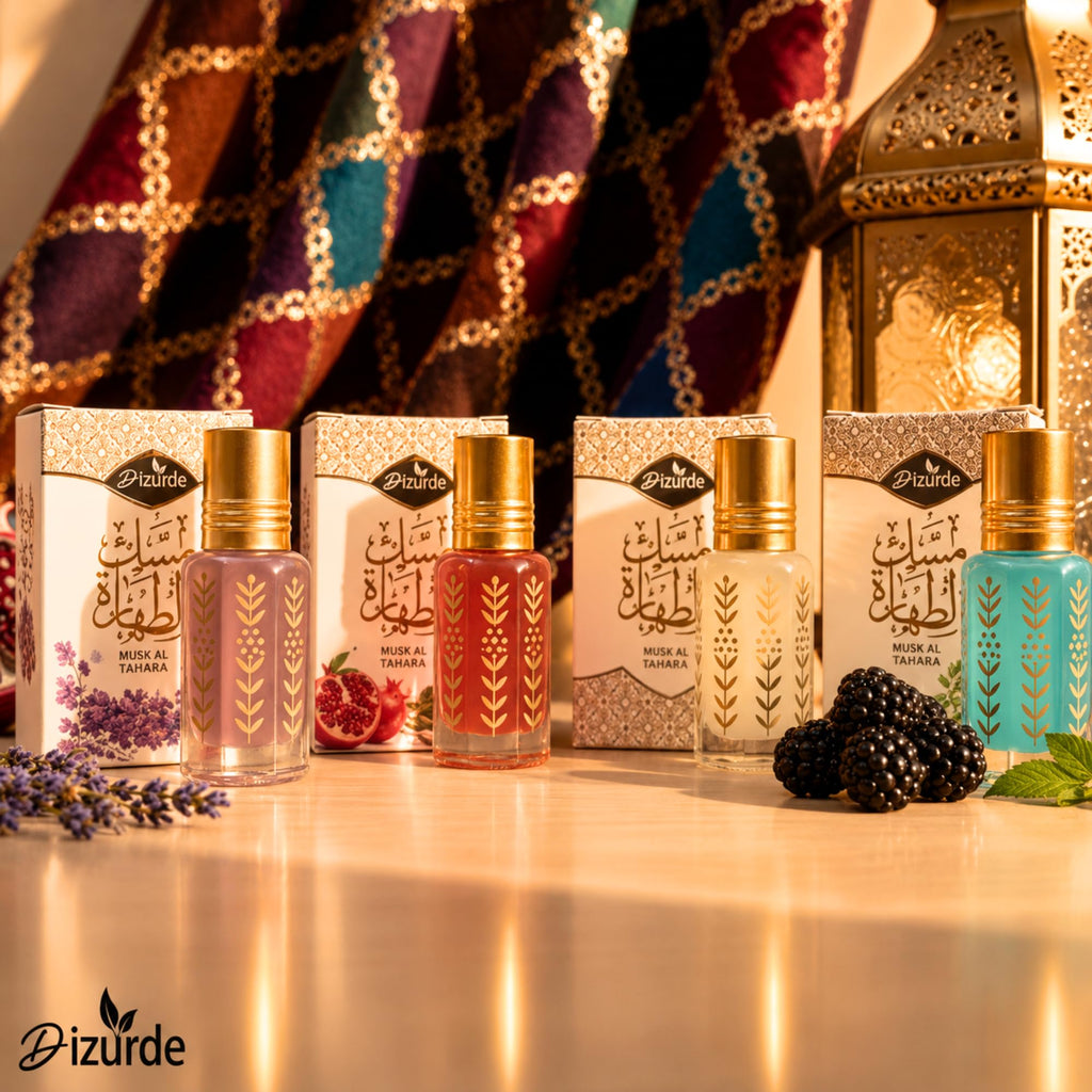 Dizurde Pack of 12 Musk Al Tahara 6mL | White Musk Perfume for Women | Egyptian Musk Oil Arabian Perfume | Soft Skin Scent for Everyday Wear & Layering