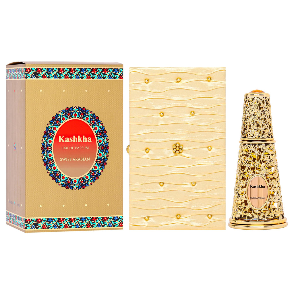 Swiss Arabian Kashkha - Luxury Products From Dubai - Long Lasting, Addictive Personal EDP Spray Fragrance - Seductive Signature Aroma - 1.7 Oz (Pack of 3)