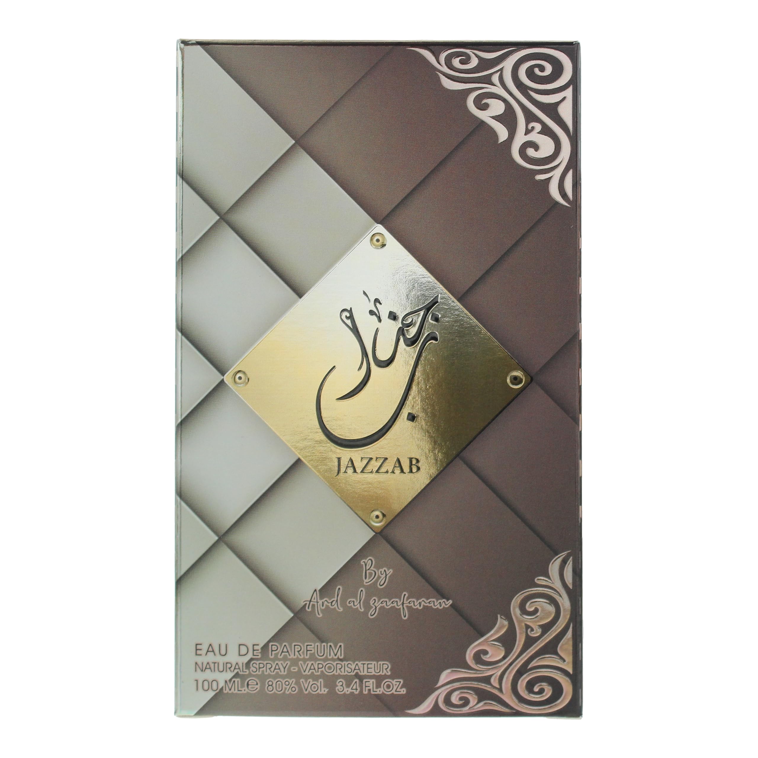 Ard Al Zaafaran Jazzab Gold Eau De Parfum Spray, 3.4 Ounce (Unisex)
