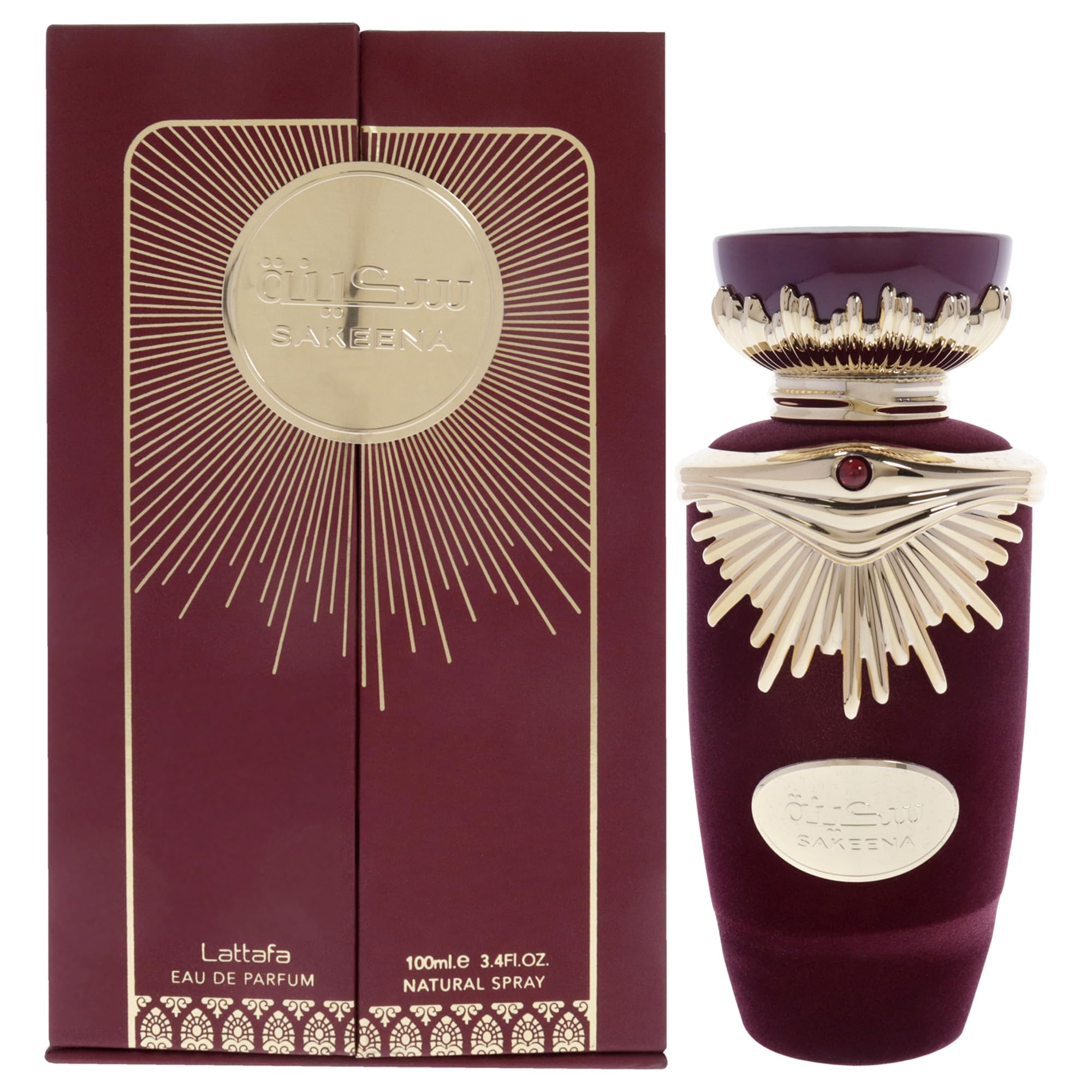 Lattafa Sakeena for Unisex - 3.4 oz EDP Spray