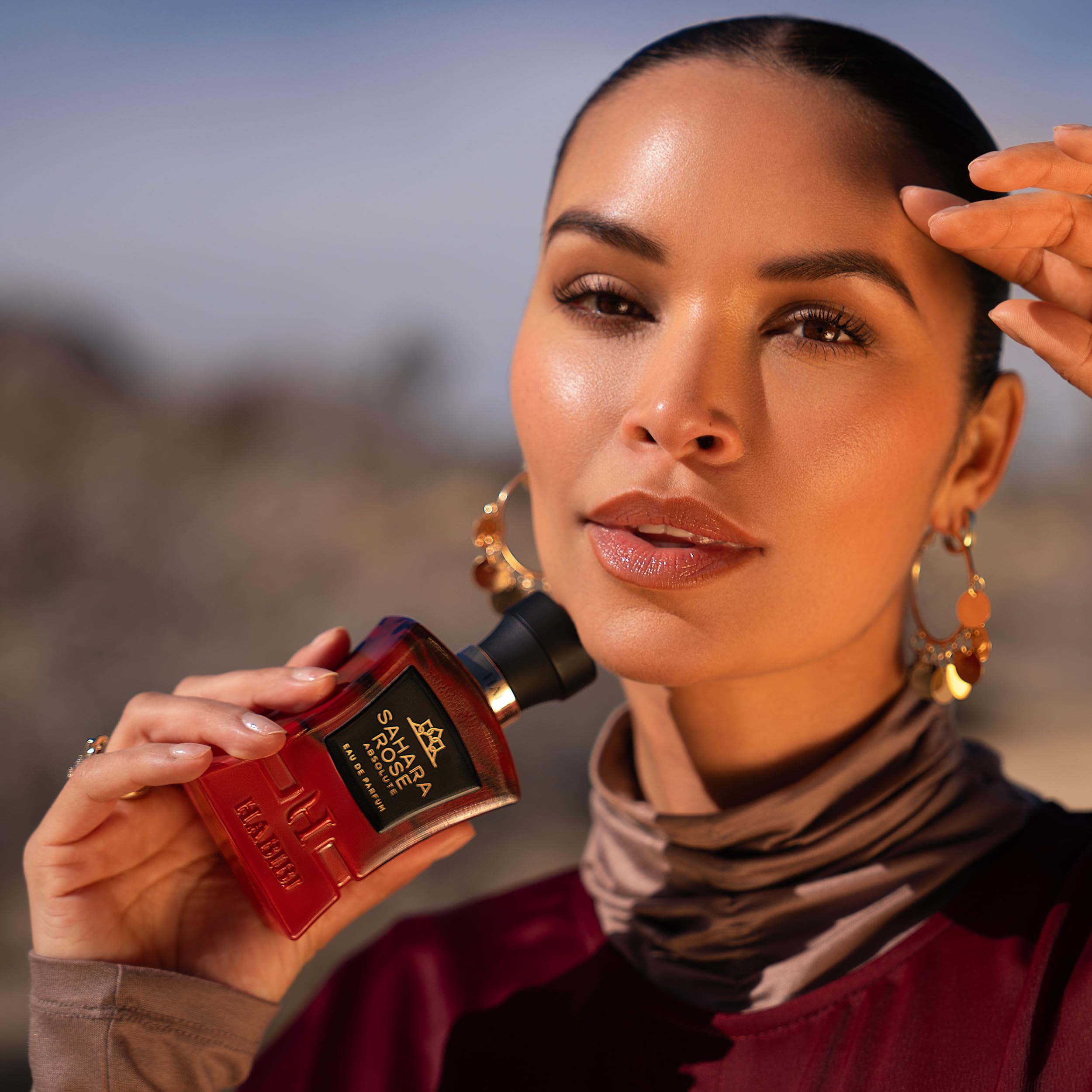 H HABIBI Honey Oud & Tobacco Honey Perfume and Sahara Rose Absolute for Men & Women - Woody, Smokey, Sweet, Spicy & Musky Notes with Sandalwood, Amber, & White Musk - Romantic Long-Lasting Eau de Par
