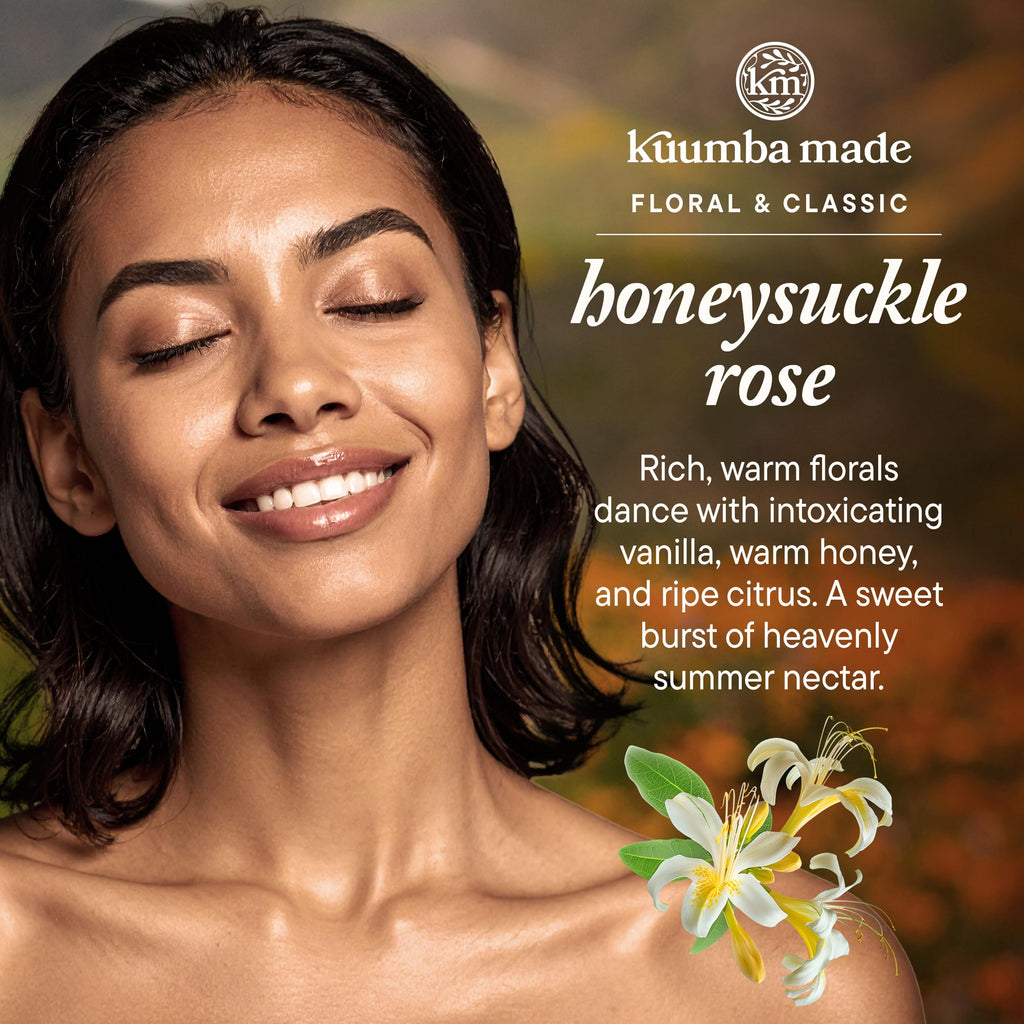 Kuumba Made Honeysuckle Rose Fragrance Oil, Long-Lasting Scented Oil Perfume Roller, Vegan, Alcohol-Free, 0.15 Fl Oz