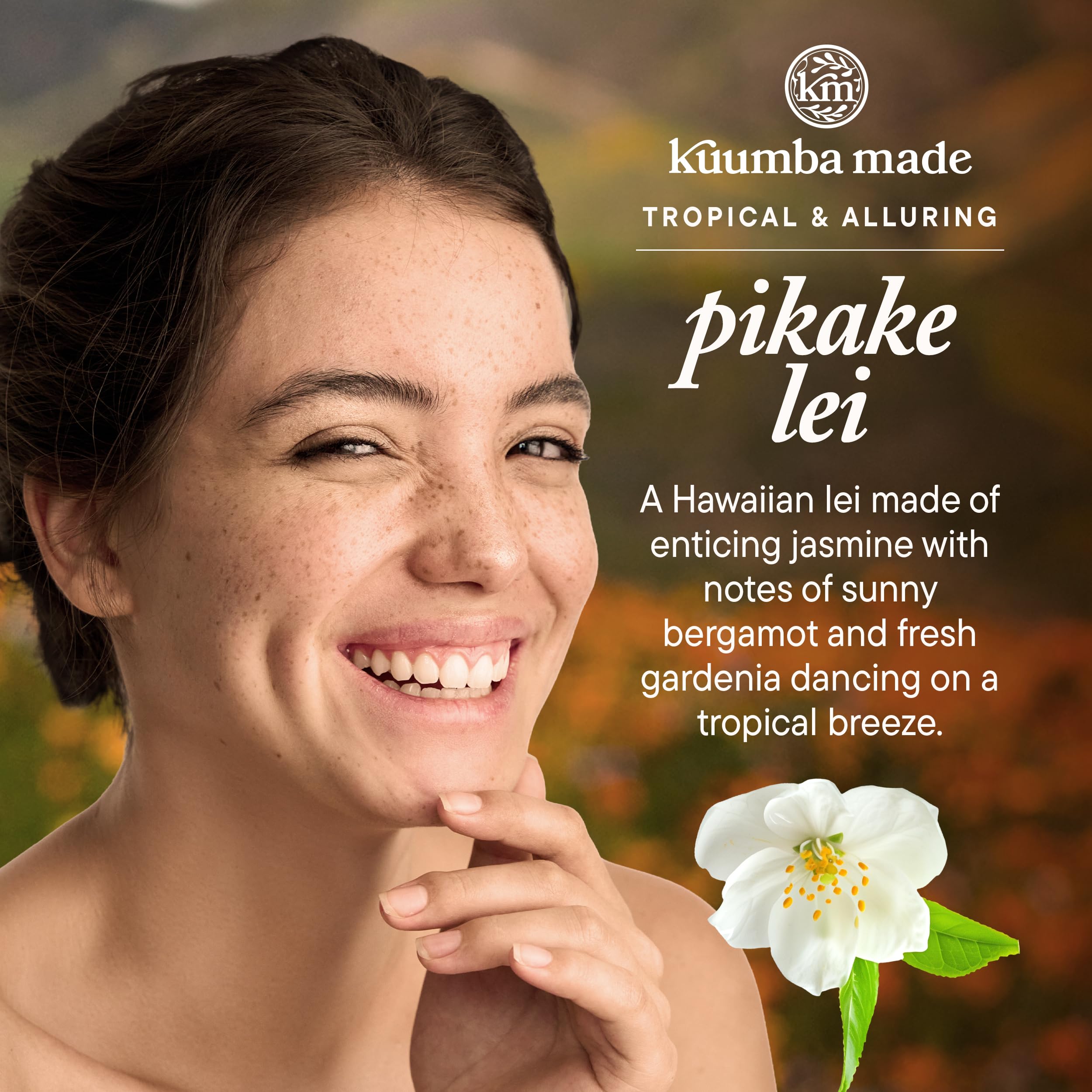 Kuumba Made Pikaki Lei Fragrance Oil, Long-Lasting Scented Oil Perfume Roller, Vegan, Alcohol-Free, 0.15 Fl Oz