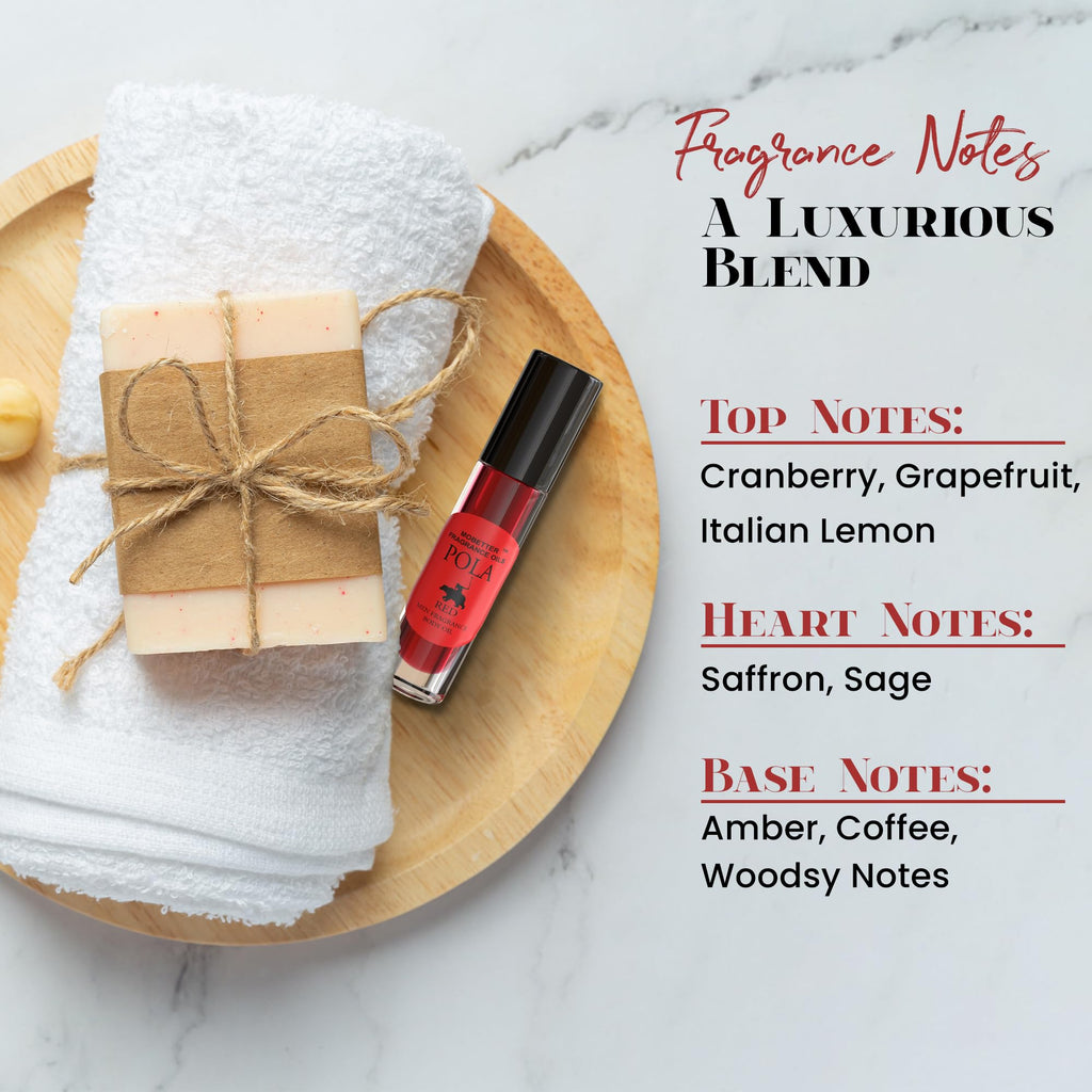 MOBETTER FRAGRANCE OILS Pola Red Fragrance Body Oil for Men