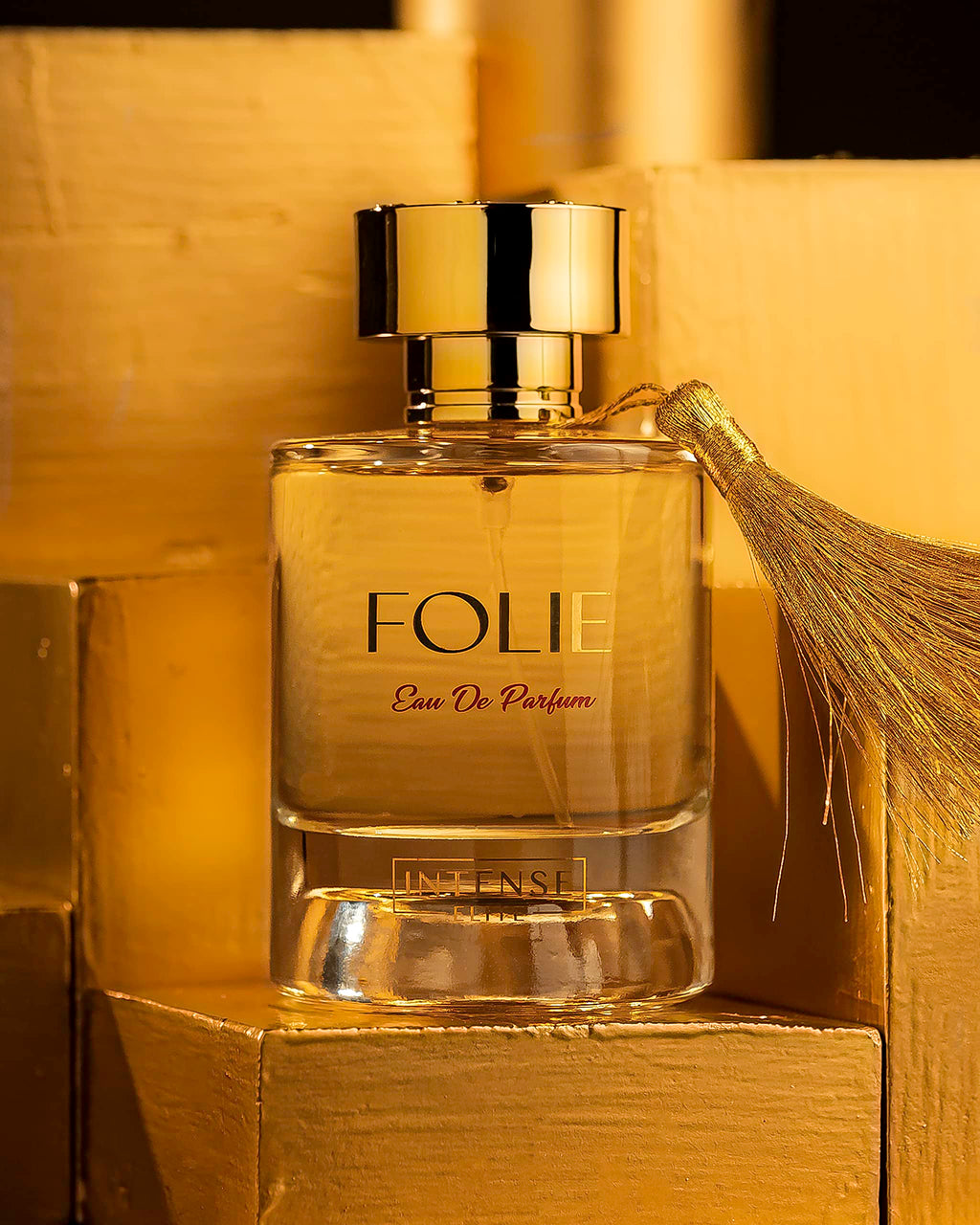 INTENSE ELITE Folie Eau De Parfum for Women 100ML (3.4Oz) Arabian Perfumes for women With Saffron & Red Fruits Notes Long Lasting Perfume for Women