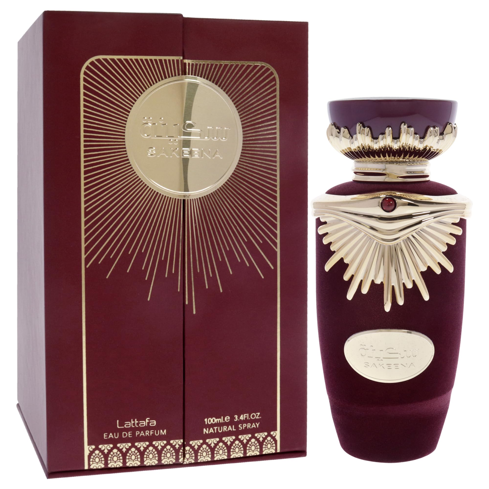 Lattafa Sakeena for Unisex - 3.4 oz EDP Spray