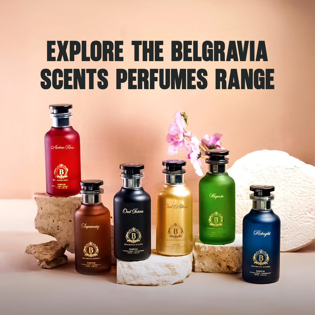 Belgravia Scents Oud Intense Unisex Eau De Parfum 100ml (3.4 oz) - Long-Lasting Fragrance For Men & Women Premium Oil-Based Saffron Cologne With Oud & Rose Luxury Arabian Perfume EDP