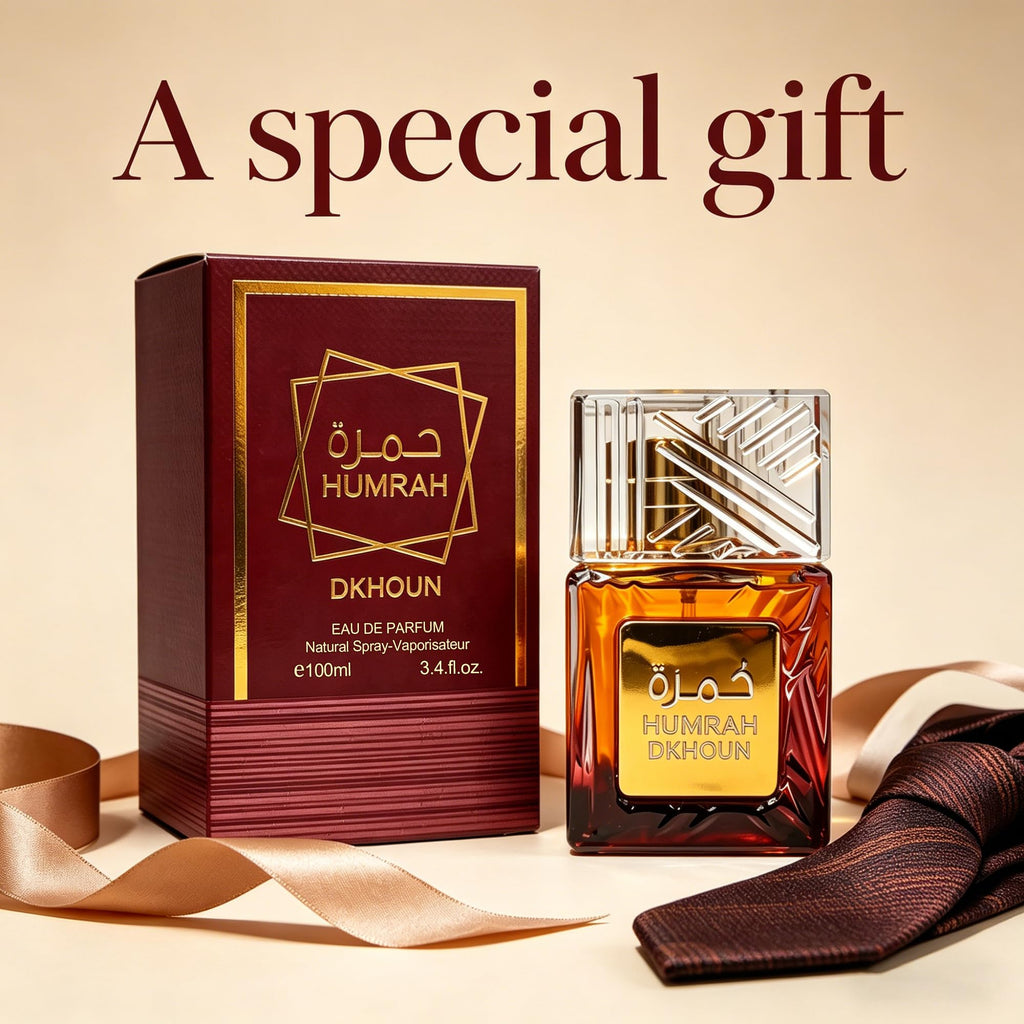 A CENTER Humrah Dkhoun Eau de Parfum for Men 3.4 Fl Oz Perfume | Long Lasting Smoky Spice, Tobacco & Warm Amber Fragrance | Intense Woody Oriental Scent | Cologne Gift Daily Use