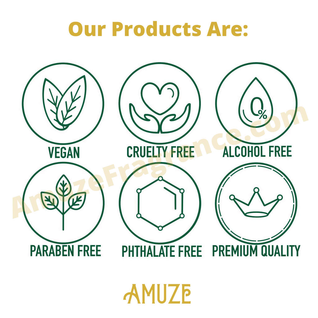 Amuze Fragrance Damascus Rose, 12 ml - METAL | Premium Perfume Oil | Attar Oil | Alcohol-Free | Vegan & Cruelty-Free