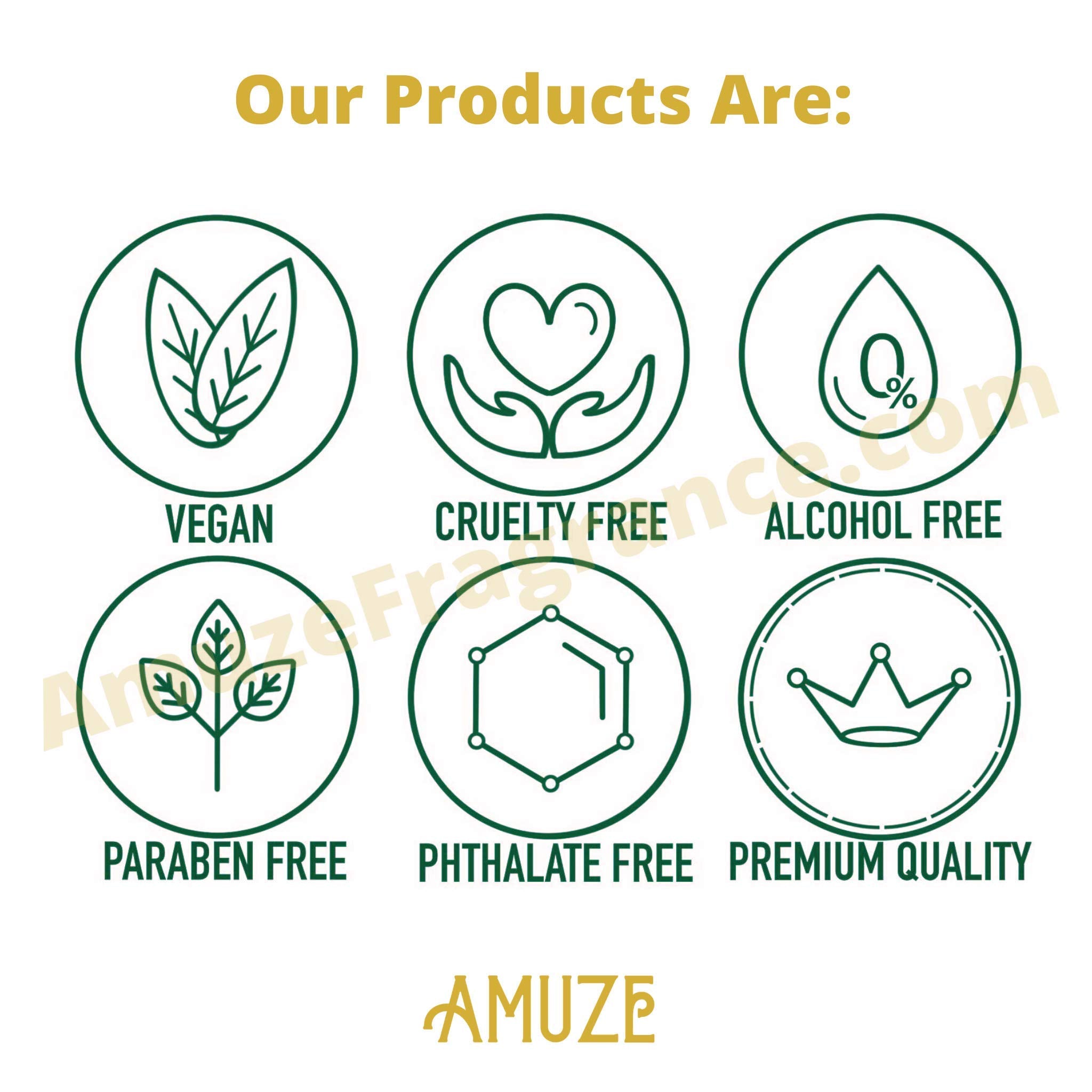 Amuze Fragrance Damascus Rose, 12 ml - METAL | Premium Perfume Oil | Attar Oil | Alcohol-Free | Vegan & Cruelty-Free