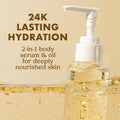 Kopari Golden Aura Body Oil with 24k Gold & Hyaluronic Acid - Hydrating Formula for Glowing Skin 3.3 oz
