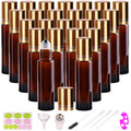 Amber Roller Set – 24-Pack 10ml Glass Bottles