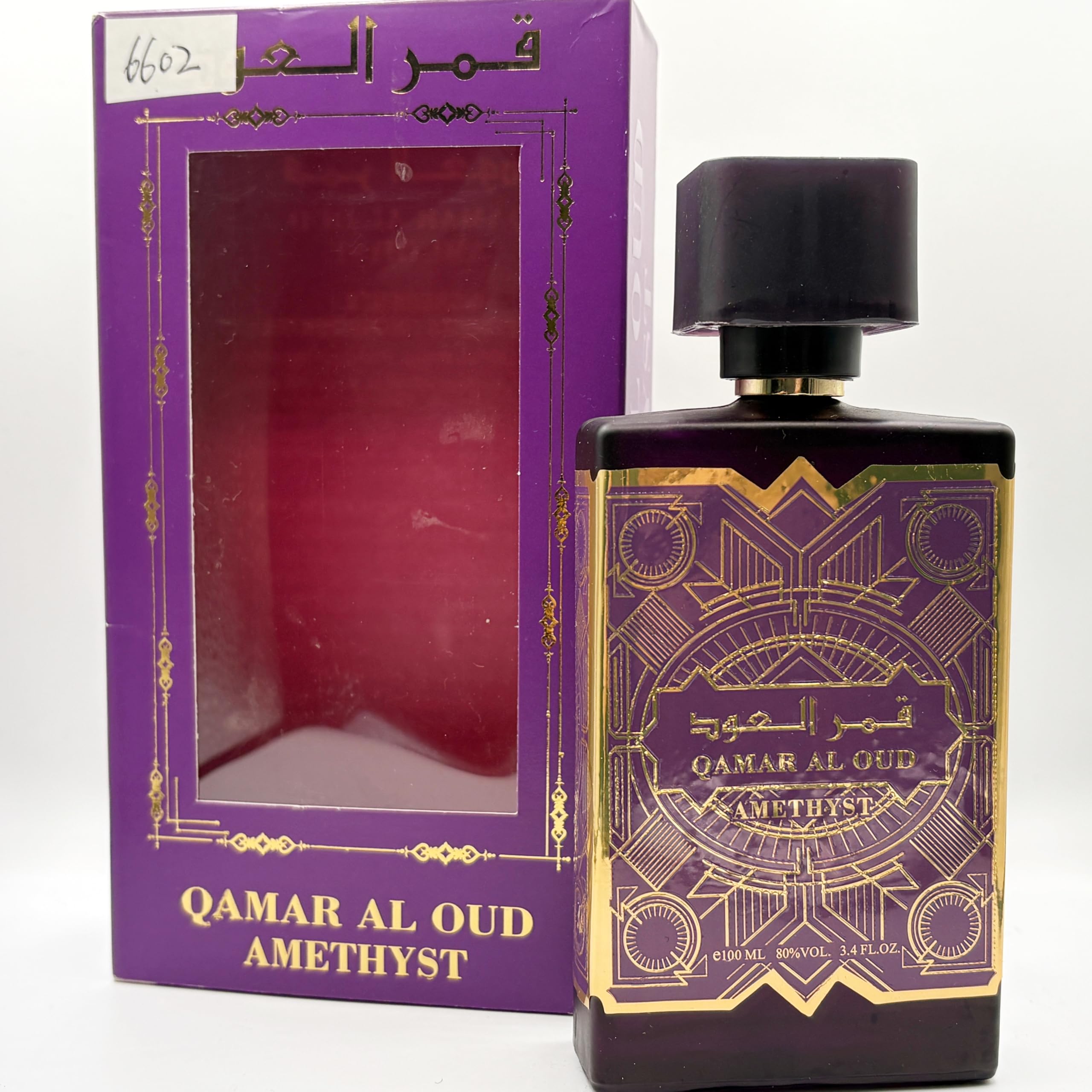 EBC-Collection, QAMAR AL OUD AMETHYST, Perfume for Men, 3.4oz/100ml
