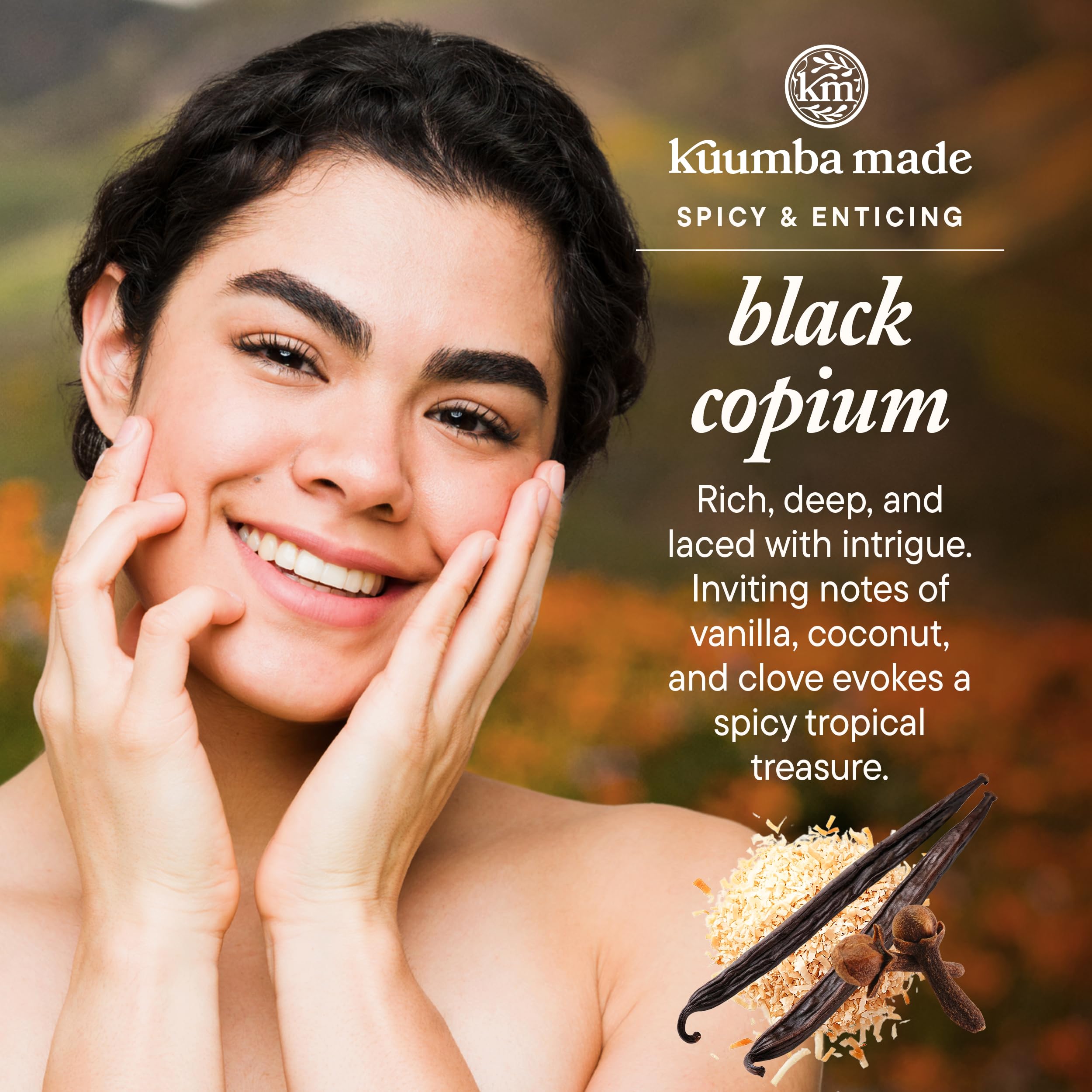 Kuumba Made Black Copium Fragrance Oil, Long-Lasting Scented Oil Perfume Roller, Vegan, Alcohol-Free, 0.15 Fl Oz