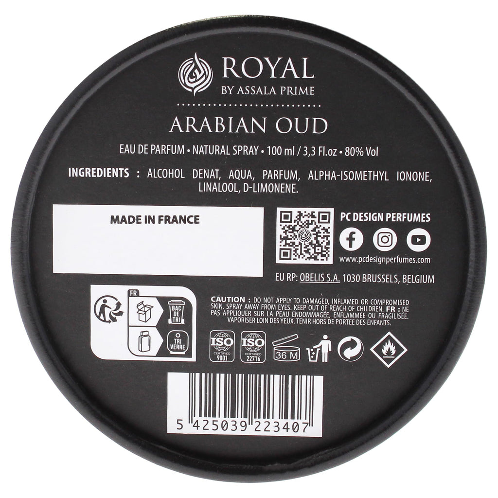 Prime Royal Arabian Oud by Assala for Unisex - 3.3 oz EDP Spray