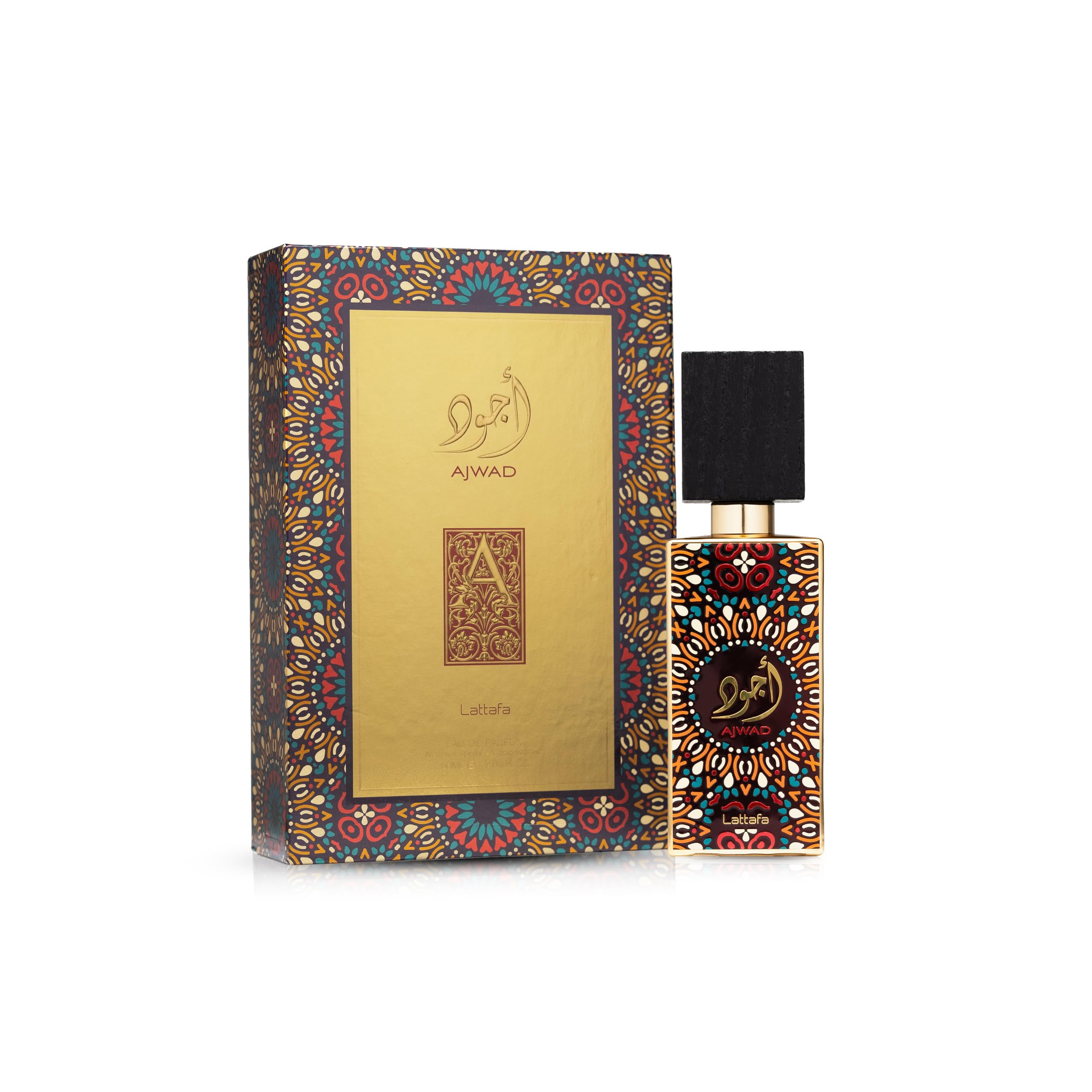 Lattafa Ajwad Eau De Parfum Spray for Unisex, 2.0 Ounce