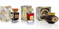 ARABIYAT Khashab & Oud Eau De Parfum White & Gold or Oud Wood Incense Set - Unisex Fragrance with Amber & Cedar Notes, Long-Lasting Agarwood Incense for Meditation and Relaxation