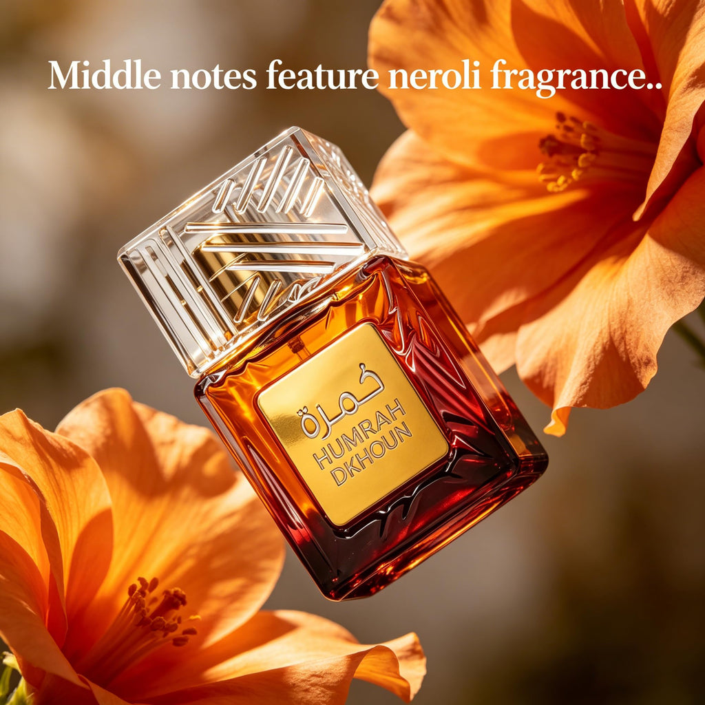 A CENTER Humrah Dkhoun Eau de Parfum for Men 3.4 Fl Oz Perfume | Long Lasting Smoky Spice, Tobacco & Warm Amber Fragrance | Intense Woody Oriental Scent | Cologne Gift Daily Use